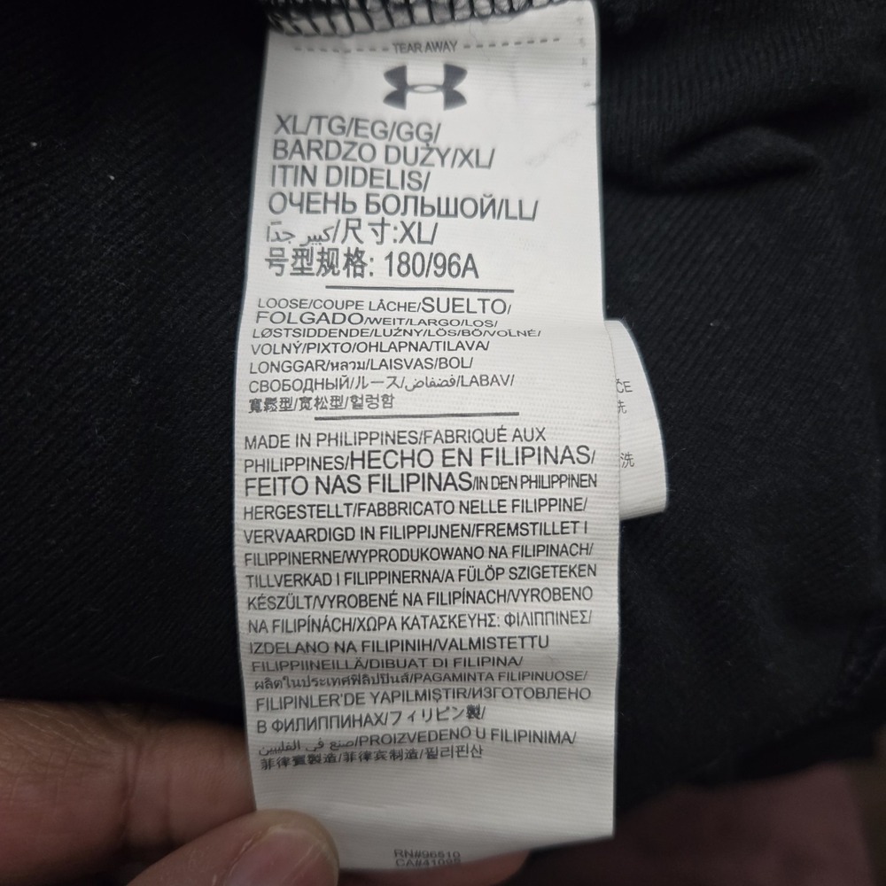 UNDER ARMOUR 1/4 Zip Loose Pullover Mens XL Athleisure Golf Embroidered M - Picture 6 of 9